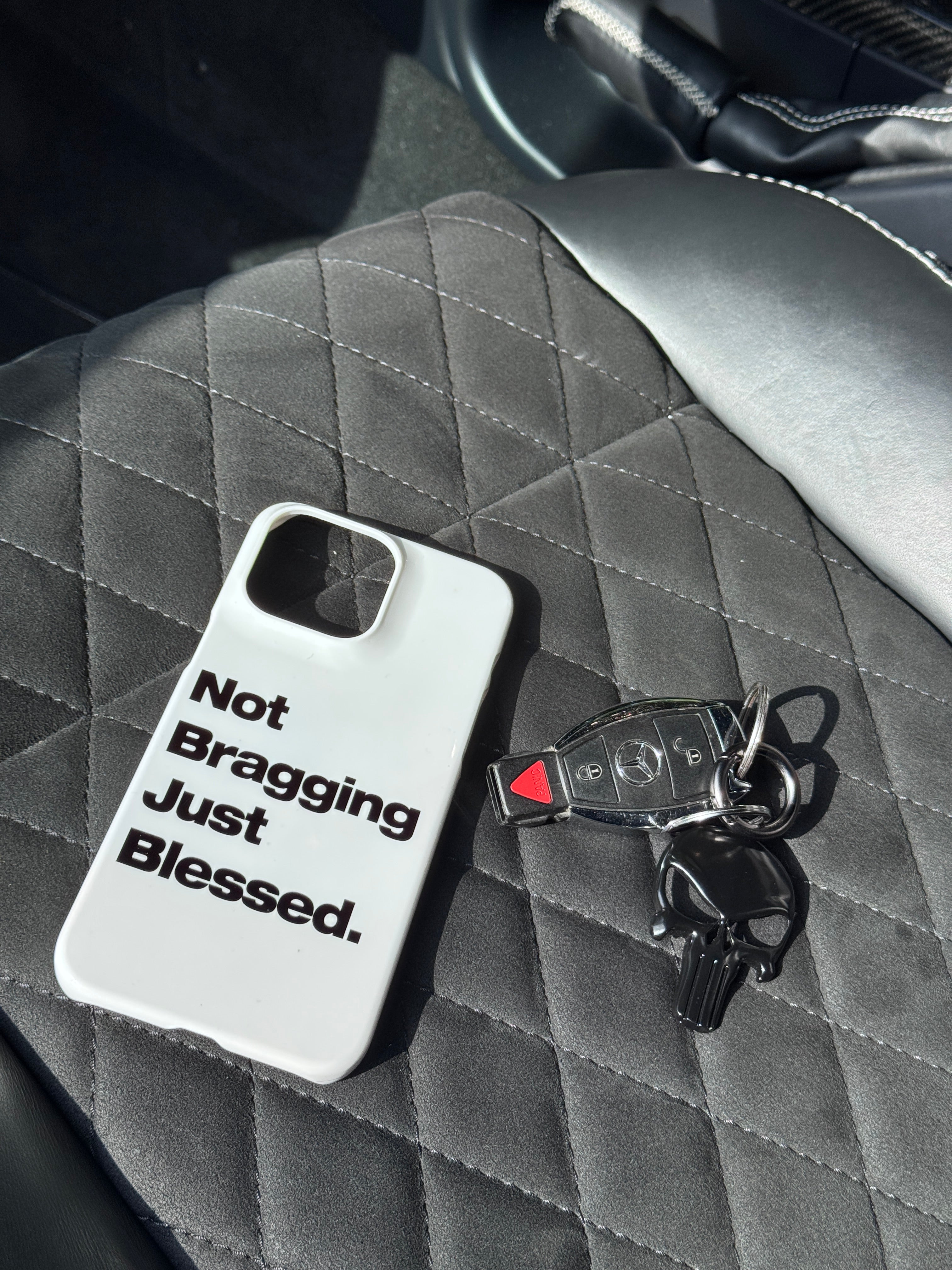 Not Bragging Just Blessed. Snap Case for iPhone® (White)